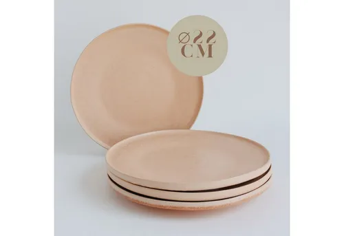 NAKOA Dessertteller NAKOA Keramik Desserrteller 4er Set, Kleine Teller, 22,5x2,5 cm