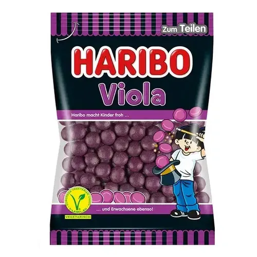 Haribo Viola Lakritz 125 g in lila von HARIBO