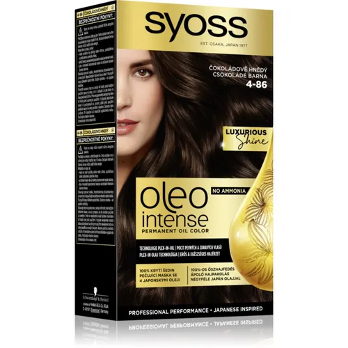 Syoss Oleo Intense Haarfarbe 4-86 Chocolate Brown