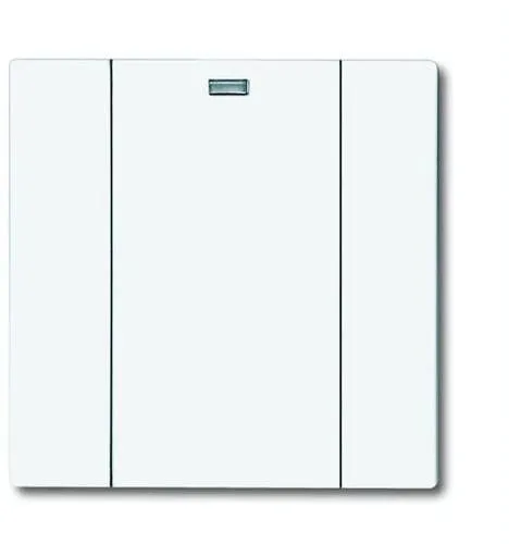 Busch-Jaeger 6731-84 Wandsender WaveLINE 1 Kanal - Smart Home Wandsender in Studioweiß, netzunabhängig, ideal für Schalten und Dimmen von Lichtern und Jalousien mit einer Reichweite von bis zu 100 m.