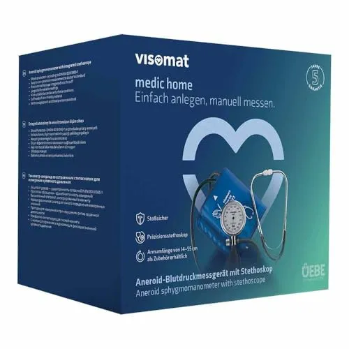 Visomat Medic Home 22-32cm Stethoskop & Blutdruckmessgerät - Haustierbedarf mit VISOMAT medic Augenpads für präzise Messungen und komfortable Anwendung bei Tieren.