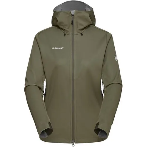 MAMMUT Ultimate VII SO Hooded Jacket Women - Wanderjacke aus 3-lagigem GORE-TEX Infinium Material, winddicht und atmungsaktiv. Ideal für Outdoor-Aktivitäten mit praktischen Features wie Unterarmbelüftung und verstellbarer Kapuze.