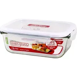 Lock & Lock LLG428, Box, Rechteckig, 0,63 l, Transparent, Glas, 400 °C - Transparent