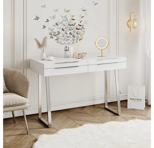 Oskar-Store Schminktisch Alexia Weiß, 120 x 50 cm