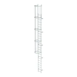 Einzügige Steigleiter 7280mm aus Aluminium