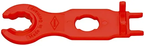 Produktbild KNIPEX Montagewerkzeug-Set, 2-teilig, Werkzeug-Set, zwei Montagewerkzeuge, für PV-Stecker MC4 montieren und lösen, MC4-Stecker, 97 49 66 2
