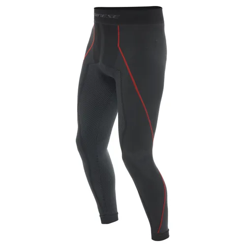 Dainese Herren Thermo Pants Baselayer-Hose, Schwarz/Rot, XS/S - Funktionsunterwäsche für kaltes Klima, bietet hervorragendes Feuchtigkeitsmanagement und optimale Muskelkompression für höchsten Komfort.