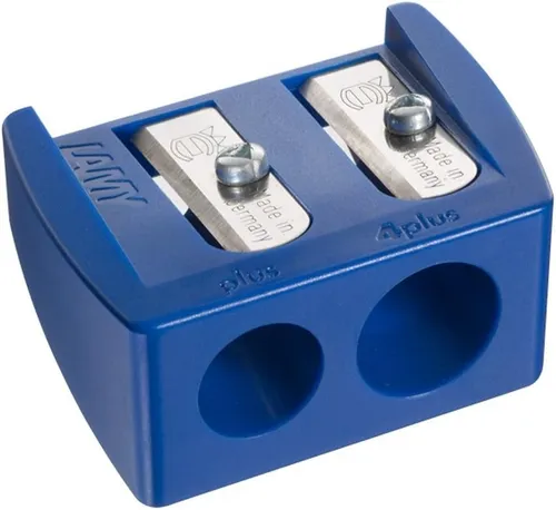 LAMY Spitzer/ Doppel Spitzer für dicke und dünne Stifte - Blau - 4 plus