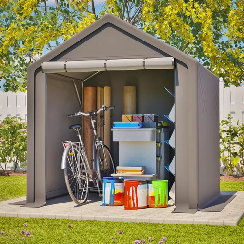 Zeltgarage Fahrrad Geräteschuppen 1,9x1,7x2m PE