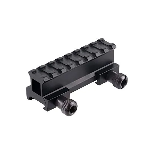 ToopMount Riser Mount Taktischer Scope Riser Base Mount D0015 21mm Adapterhalterung für Picatinny/Weaver Rail Riser Mount