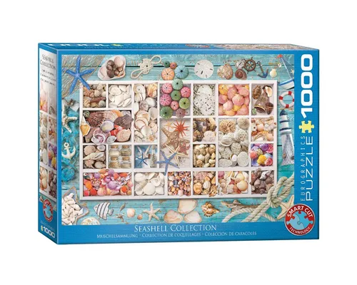 Puzzle 1000 Teile Puzzle - Puzzle - Maritime Muschelsammlung, Puzzleteile