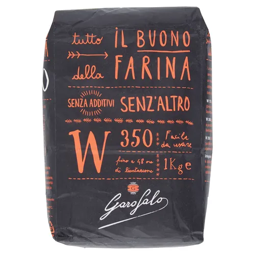 Garofalo Farina Grano di Tenero W 350 Weichweizenmehl Typ 00 wächst in 48h 1Kg