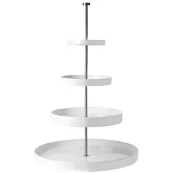 ASA 92153/146 Grande Keramik Etagere - Elegante 4-stufige Etagere aus Keramik, ideal für Torten und Gebäck, Höhe 58,5 cm, bringt Stil auf jeden Tisch.