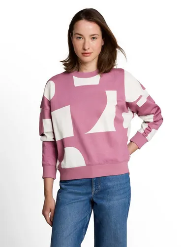 TOM TAILOR Denim Sweatshirt mit All-Over Print
