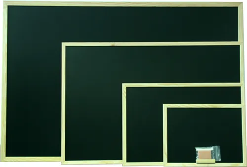 Produktbild Magnet-Kreidetafel Schultafel 40x60cm schwarz mit Holzrahmen