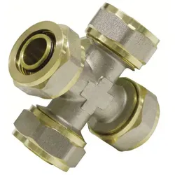 Schraubfitting Für Verbundrohr, 16x2, Kreuzung