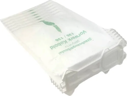 Vliestüten geeignet Kobold 135/136, ein Motor- u.Hepafilter 18