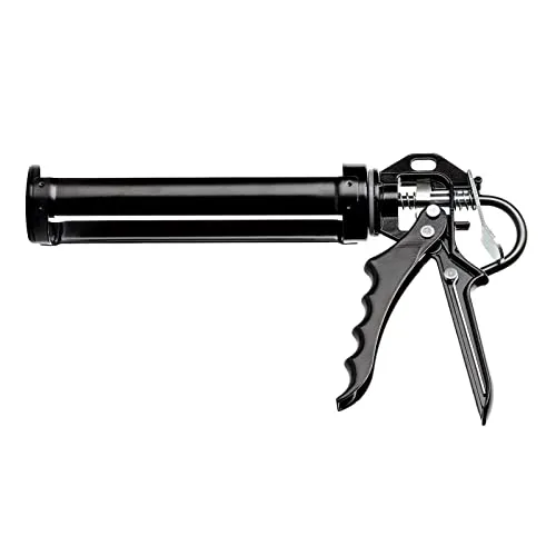 Kartuschenpresse PRO18 für alle gängigen 150-310ml Kartuschen PROFI Kartuschenpistole mit 18:1 Übersetzung für Dicht- und Klebstoffkartuschen (Silikon, Acryl, Kleber, Mörtel) Silikonpistole HAUSA