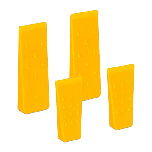 Fällkeil Forstkeile Taschenkeile Baumfällwerkzeug robust Fällkeil Set gelb