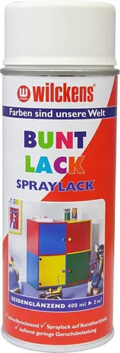 Wilckens Spuitlak - Gebroken Wit - RAL 9010 - 400ml - Sneldrogend en Roestwerend