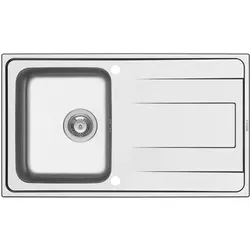 Pyramis Edelstahlspüle ALEA 1B 1D, 86 x 50 cm von Pyramis