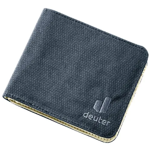 Deuter Wallet - Robuster Geldbeutel in Schwarz - Outdoor Geldbeutel & Portemonnaies, praktische und robuste Brieftasche aus 100% Polyester, ideal für Reisen und Abenteuer.