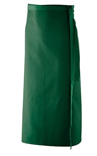 Bistroschürze, Schürze 80x100 cm in Flaschengrün LxB aus 65% Baumwolle, 35% Polyester