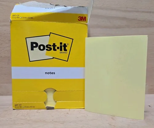 Post-it Haftnotizen Notes, 102 x 76 mm, gelb