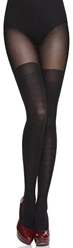 Merry Style Damen Strumpfhose MS 332 60 DEN (Schwarz, M (36-40))