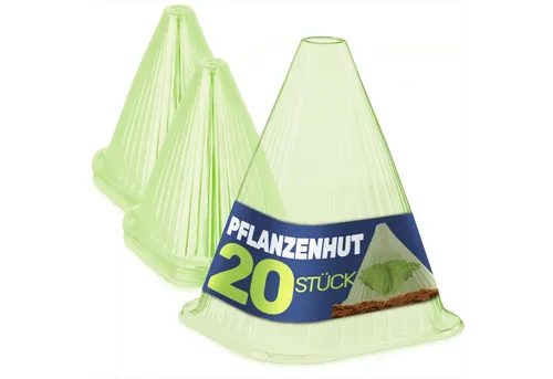Gravidus Schneckenkante Pflanzenhut Pflanzenschutz Pflanzen Pflanzhilfe Gartenglocken Set, 20-St.