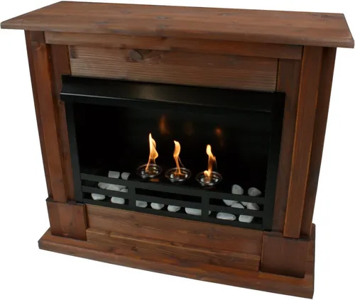 Kaminbau Mierzwa Echtfeuer-Dekokamin Emily Premium - Eleganter Dekokamin für stimmungsvolle Abende, betrieben mit Brenngel oder Bio-Ethanol. Wählen Sie aus verschiedenen Farben und genießen Sie die Flexibilität ohne Stromanschluss.