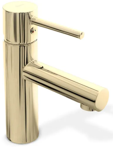 Rea Waschbeckenarmatur Tess Low Gold - Bad- & Duscharmatur aus hochwertigem Messing mit einzigartiger Goldbeschichtung, die vor Korrosion schützt und bis zu 500.000 Öffnungen ermöglicht. Ideal für stilvolle Badezimmer.