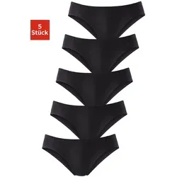 PETITE FLEUR Damen Bikinislip 5er-Pack - Funktionsunterwäsche im 5er-Pack aus hochelastischer Pikee-Qualität für perfekten Tragekomfort mit flachen Abschlüssen.