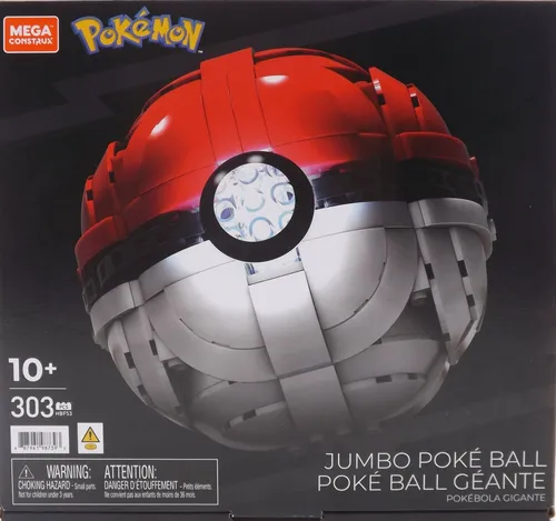 Mattel Mega Construx HBF53 Pokémon Jumbo Poké Ball - NEU in OVP