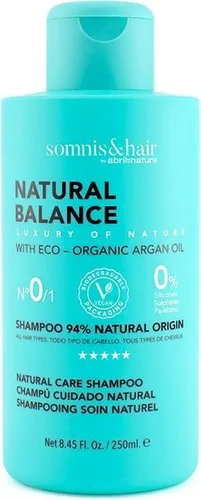 Somnis&Hair Natürliches Ausgleich Shampoo - Klassische Pflanzenhaarpflege für gesundes Haar, 250 ml