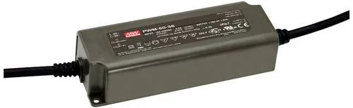 MW Mean Well LED-Trafo 60 W 5 A - Dimmbares Netzteil - Beleuchtung, IP67, 12V Konstantspannungs-Netzteil mit PWM Ausgang, ideal für anspruchsvolle Anwendungen und dimmbar über DALI 2.0 Interface.