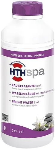 Produktbild hth Spa Wasserklärer 3in1 für Whirlpools Algenverhütung Aufbereitung 1 Liter
