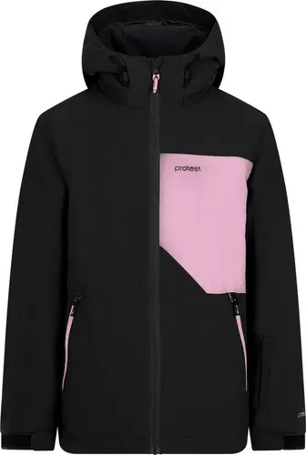 Protest Funktionsjacke PRTNoortje JR in True Black - Wasserdichte und atmungsaktive Jacke aus 100% Polyester, Größe 152, ideal für aktive Kids im Schnee.