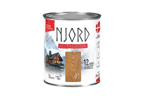 NJORD Holzgrundierung NJORD Extreme Holzimpragnierung (01) Nordische Kiefer - 0,75L