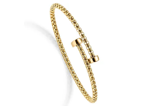 HOPLO Goldarmband Gold Armspange Breite 3,0 mm von HOPLO