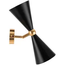 Wandleuchte Vesper Schwarz - Elegante Wandlampe mit max. 40 Watt - Lampen - Stilvolle Wandleuchte in Schwarz, perfekt für eine stimmungsvolle Beleuchtung in jedem Raum.