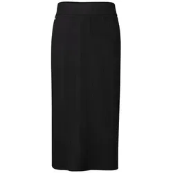 Modischer Midi-Rock mit Rippstruktur - Röcke für Damen, elastischer Bund und seitliche Schlitze sorgen für perfekten Tragekomfort in stylischer Jersey-Qualität.