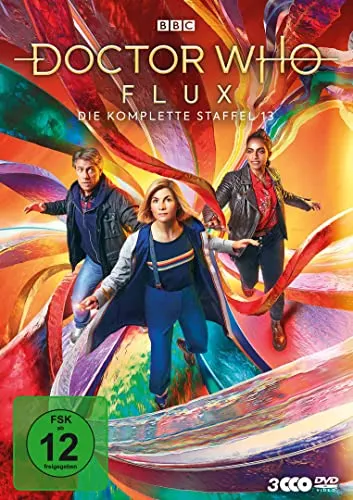 Doctor Who - Staffel 13: Flux - 3 DVD Set - TV-Serie in Deutsch und Englisch, versiegelt und mit Originalcover, spannende Science-Fiction Unterhaltung für Fans der Reihe.