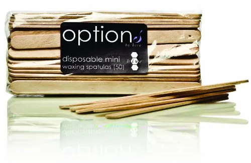 Hive Options Disposable Mini Waxing Spatulas - Pack of 50, 1er Pack (1 x 90 g)