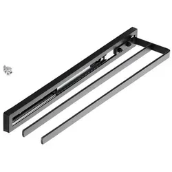 SO-TECH® Teleskop-Handtuchhalter STYLE in schwarz von SO-TECH