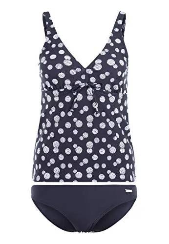 LASCANA Bügel-Tankini regulierbar unterhalb der Brust - Bademode mit verstellbaren Trägern und stützendem Shaping-Einsatz, ideal für eine perfekte Passform und Komfort im Schwimmbad oder am Strand.