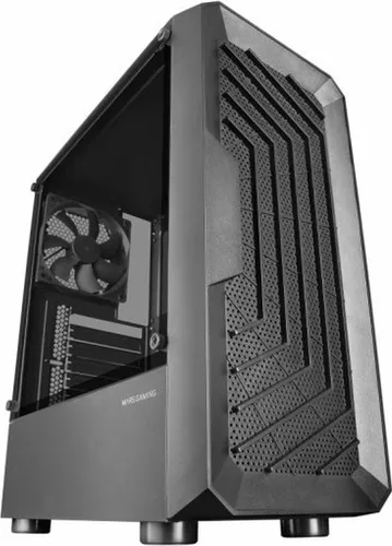 Mars Gaming MC-2000, Midi Tower, PC, Schwarz, ATX, micro ATX, Mini-ITX, Metall, Gehärtetes Glas, Gaming
