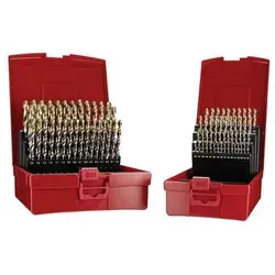 Dormer Spiralbohrer Set 1-10 mm, 91-teilig in Box - Hochwertiges Spiralbohrer Set mit Tin-Beschichtung für längere Lebensdauer und bessere Leistung, ideal für professionelle Anwendungen und Heimwerker.