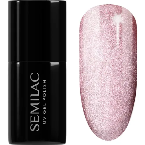 Semilac UV Hybrid Gloss GALA Gel Nagellack für UV/LED Lampe Farbton 663 Blush Gloss 7 ml