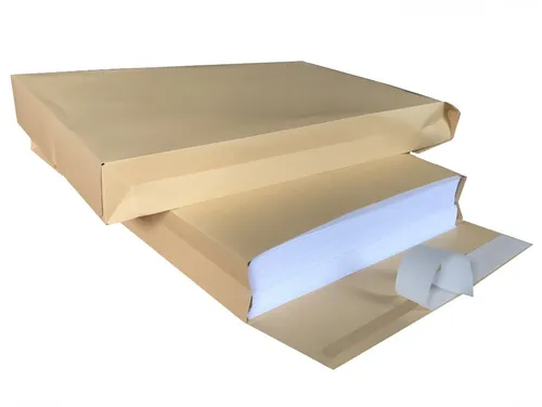 B4 Faltentaschen Versandtaschen Braun haftklebend 140g/qm 250 x 353 x 40 mm 10